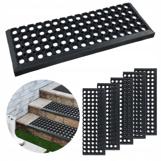Gumové návleky na schody Domino 5 ks, vonkajšie, sieťované, protišmykové